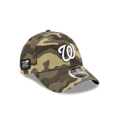 Sapca New Era Washington Nationals MLB Armed Forces Weekend Stretch Snap 9FORTY Adjustable - Verzi